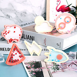 DIY Lightning Shaker/Quicksand Jewelry Silicone Molds&nbsp;DIY-I057-06
