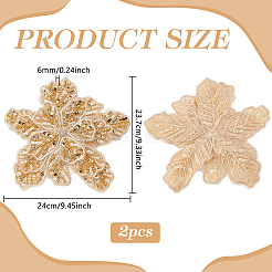 2Pcs Polyester Decorative Corsages for Clothing Accessories&nbsp;PATC-BC0001-33A