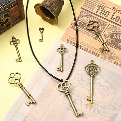 25Pcs 5 Styles Tibetan Style Alloy Pendants&nbsp;TIBEP-YW0001-90