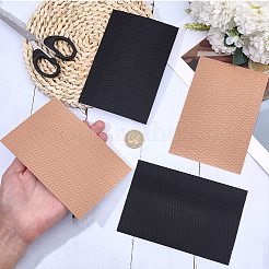 4Pcs 2 Colors Rectangle Rubber Anti Skid Rubber Shoes Bottom&nbsp;AJEW-CP0010-37