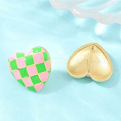 Brass Stud Earrings&nbsp;EJEW-G471-38G-01