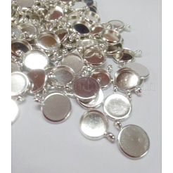 Brass Pendant Cabochon Settings&nbsp;KK-H280-S