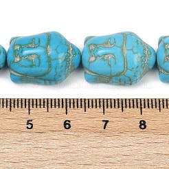 Synthetic Howlite Bead Strands&nbsp;G-P228-14A-15x20mm-01