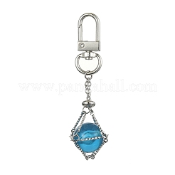 304 Staninless Steel Empty Pouch Stone Holder for Keychain&nbsp;KEYC-TA00027-02