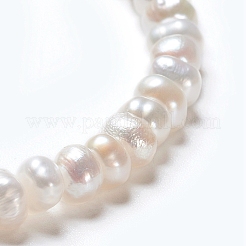 Natural Cultured Freshwater Pearl Beads Strands&nbsp;PEAR-I004-07B-01A-X