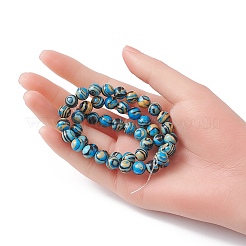 Synthetic Malachite Beads Strands&nbsp;G-YW0001-55C