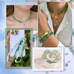 4 Strands Natural Aventurine Chip Beads Strands&nbsp;G-SC0002-69