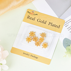 10Pcs Brass Connector Charms&nbsp;KK-BBC0010-25G