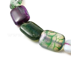 Natural Striped Agate/Banded Agate Beads Strands&nbsp;G-B137-B01-01J