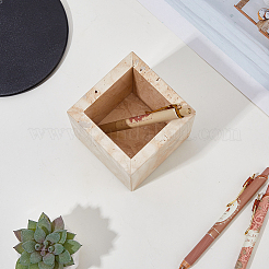 Rectangle Marble Storage Holder for Bathroom&nbsp;AJEW-WH0880-74B-01