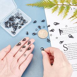 36Pcs 6 Style PVD Vacuum Plating 304 Stainless Steel Lobster Claw Clasps&nbsp;STAS-UN0028-35