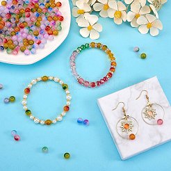 200Pcs 10 Colors Spray Painted Glass Beads&nbsp;GLAA-SZ0001-79