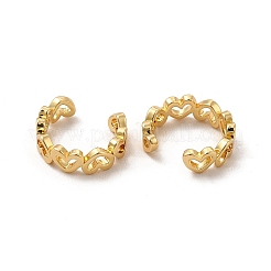 Rack Plating Brass Cuff Earrings&nbsp;EJEW-P221-02G