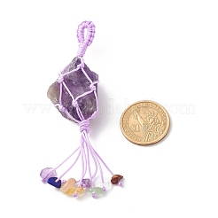 Natural Amethyst Pendants&nbsp;PALLOY-JF01212-05