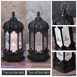 Christmas Theme Plastic Lamps Ornaments&nbsp;HJEW-WH0028-32