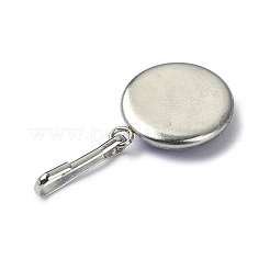 Resin Flat Round with Mermaid Fish Scale Keychin&nbsp;HJEW-JM01279