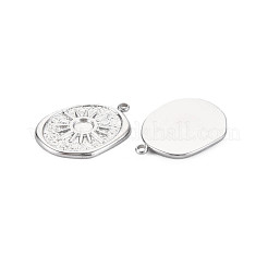 304 Stainless Steel Pendant Enamel Settings&nbsp;STAS-N097-172P