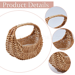 Wicker Baskets with Handle&nbsp;FIND-WH0139-894