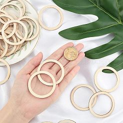 Unfinished Wood Linking Rings&nbsp;WOOD-NB0001-55