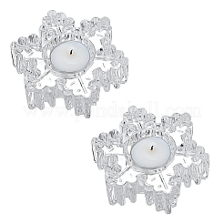 1Set Glass Candle Holder&nbsp;AJEW-PH0006-89