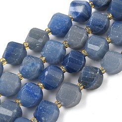Natural Blue Aventurine Beads Strands&nbsp;G-U023-A04-01