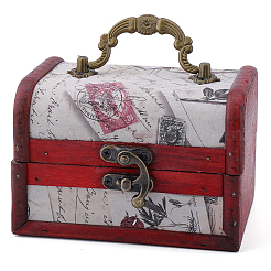 1Pc Wooden Portable Storage Boxes&nbsp;CON-CL0001-05A