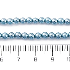 Shell Pearl Beads Strands&nbsp;BSHE-K015-4mm-02