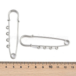 304 Stainless Steel Safety Pins Brooch Findings&nbsp;STAS-K252-05B-P