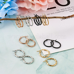 Stainless Steel Hoop Earrings&nbsp;STAS-TA0001-23B