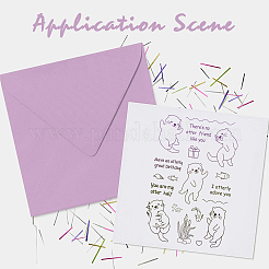 9 Sheets 9 Style PVC Plastic Stamps&nbsp;DIY-GL0002-82B