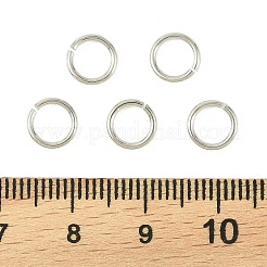 SHEGRACE Brass Open Jump Rings&nbsp;XGR0081P-15P