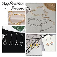 30Pcs 3 Style 304 Stainless Steel Linking Rings&nbsp;STAS-UN0041-36
