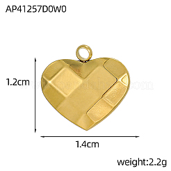 304 Stainless Steel Pendants&nbsp;STAS-OY002-52G