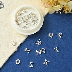 26 Letter Alloy Cabochons&nbsp;MRMJ-R129-97D