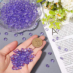 1000Pcs Acrylic Rhinestone Pointed Back Cabochons&nbsp;GACR-SP0001-01A