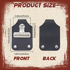 PU Leather Number Holder&nbsp;DIY-WH20007-737A