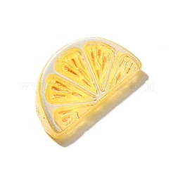 Electroplate UV Plating Opaque Fruit Resin Cabochons&nbsp;LS-CRES-U004-03H