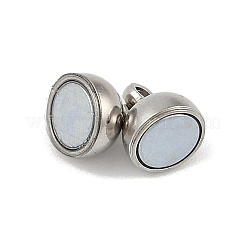 Rack Plating Brass Magnetic Clasps&nbsp;KK-Z070-19P-02