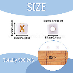 Opaque Acrylic Beads&nbsp;MACR-TAG0001-07X