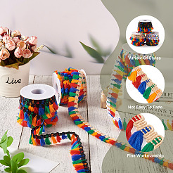 30 Yards 3 Rolls Polyester Tassel Fringe Trimming&nbsp;OCOR-MP0001-04