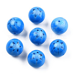 Flower Opaque Resin Beads&nbsp;RESI-T054-001F