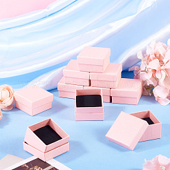 12Pcs Square Cardboard Jewelry Storage Boxes&nbsp;CON-TA0001-41