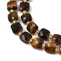 Natural Tiger Eye Beads Strands&nbsp;GG-CBA96AE-A04-6x6mm