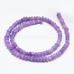 Natural White Jade Bead Strands&nbsp;G-R409-3x5-05