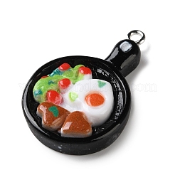 Opaque Resin Pendants&nbsp;RESI-F077-03P