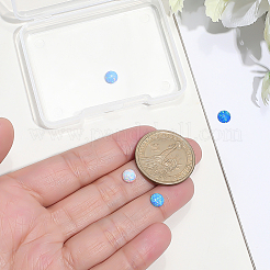 4Pcs 4 Colors Resin Imitation Opal Cabochons&nbsp;RESI-PH0002-71