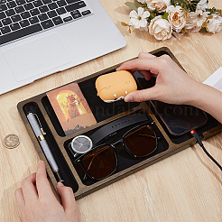 Wood Storage Box for Office Desktop&nbsp;AJEW-WH0606-39A