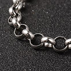 Tarnish Resistant 304 Stainless Steel Rolo Chain Bracelets&nbsp;BJEW-H477-04
