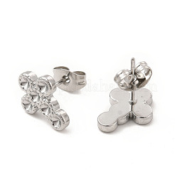 Non-Tarnish 304 Stainless Steel Stud Earring Findings&nbsp;LS-STAS-E180-02P