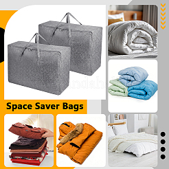 4Pcs 2 Styles Cotton and Linen Quilt Storage Zipper Bags with Handle&nbsp;ABAG-WA0001-46